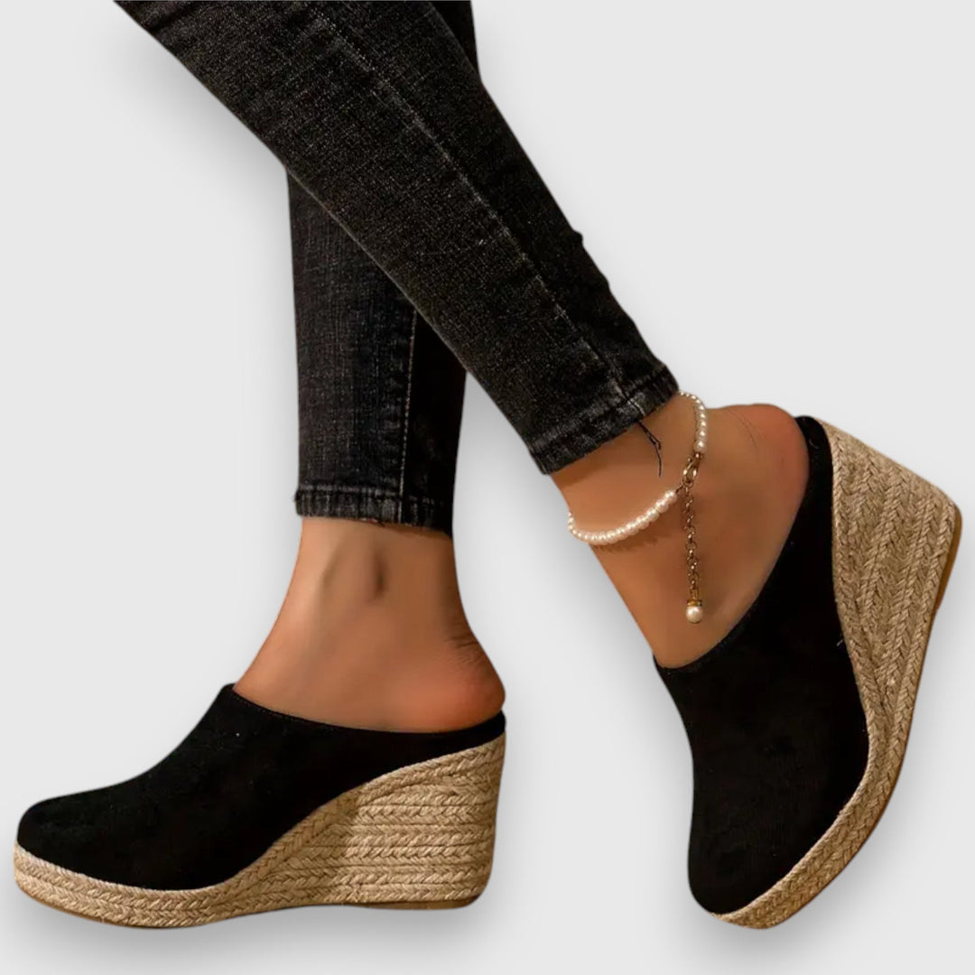 Sienna – Sandale à Talon Wedge en Espadrille