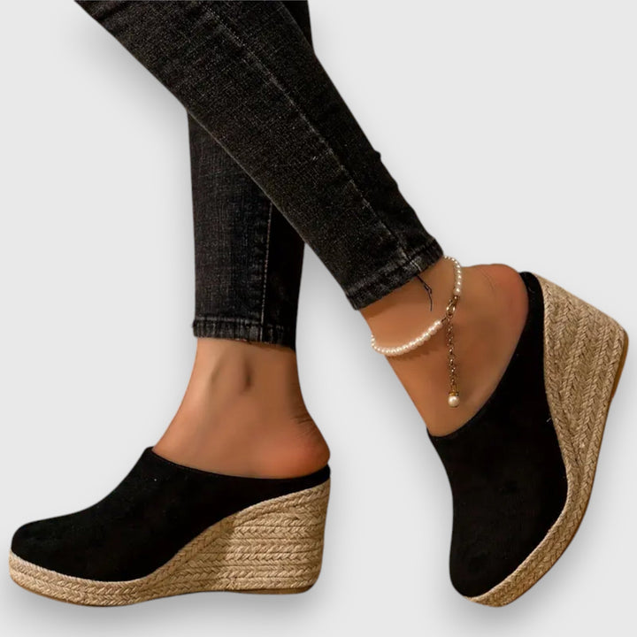 Sienna – Sandale à Talon Wedge en Espadrille