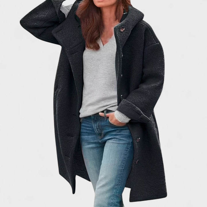 Ella | Manteau mi-long confortable pour un usage quotidien