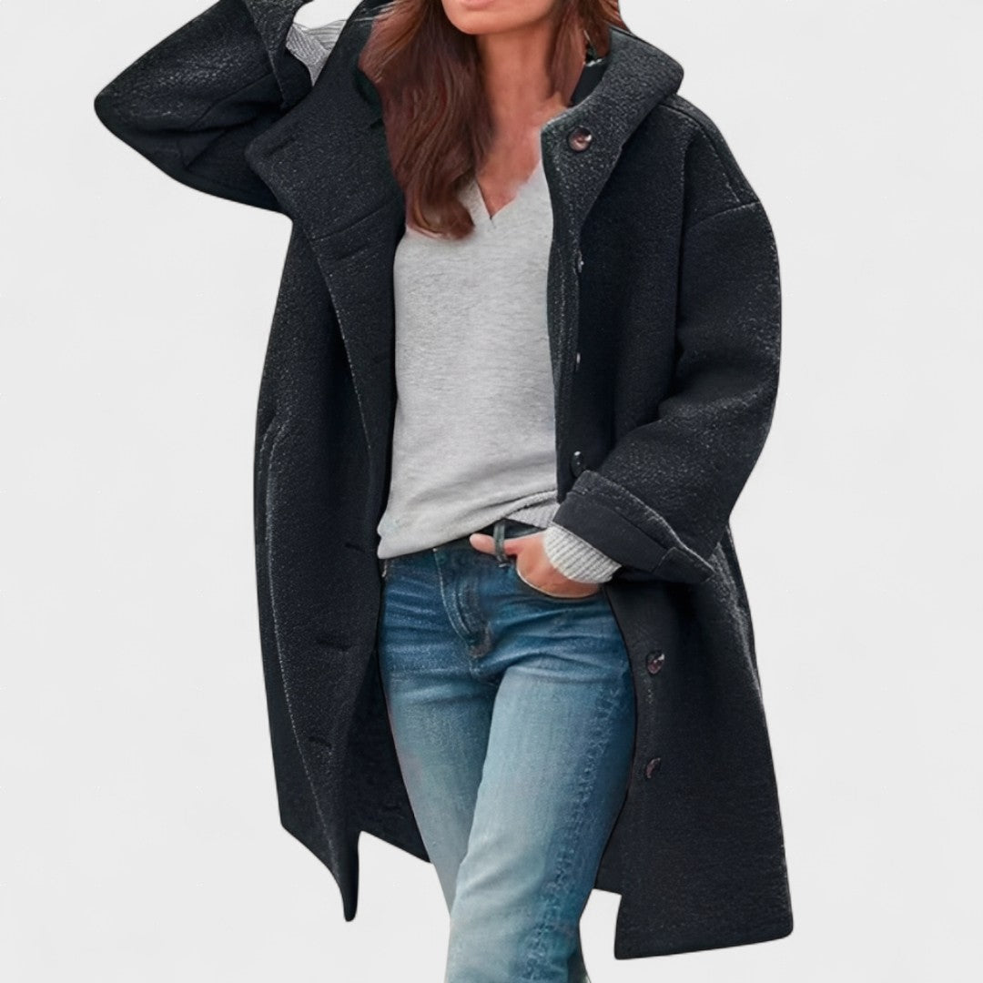 Ella | Manteau mi-long confortable pour un usage quotidien