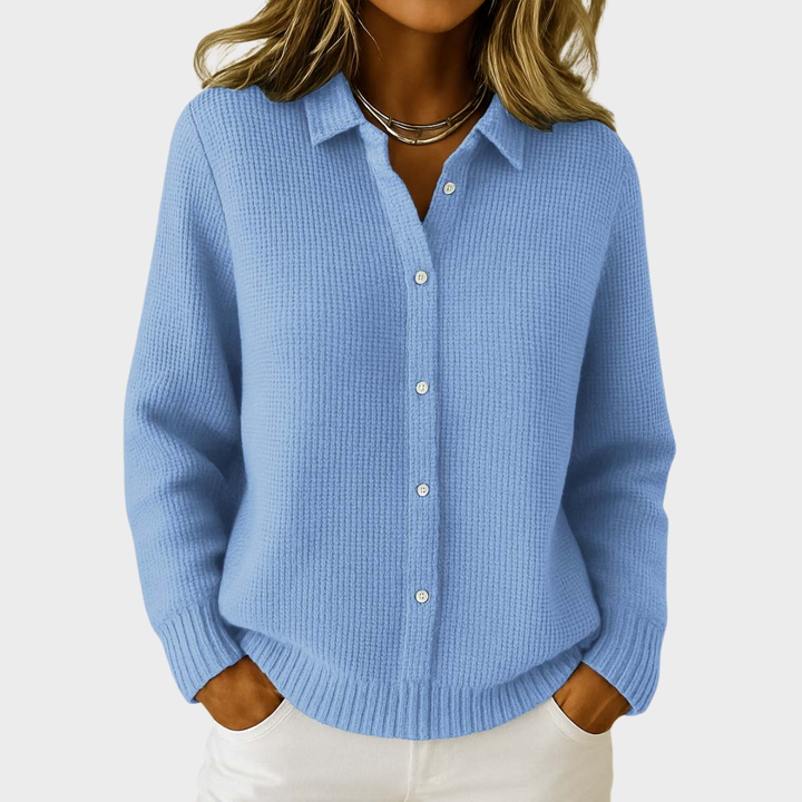 Tayla | Manteau tricoté texturé avec boutons