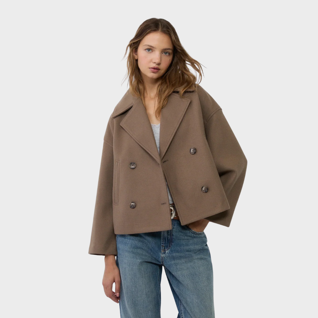 Aria | Veste Croisée en Laine d'Hiver