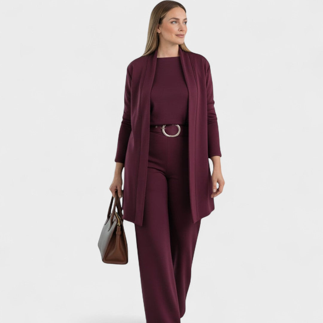 Janet | Costume trois pièces pour femmes, luxueux et confortable
