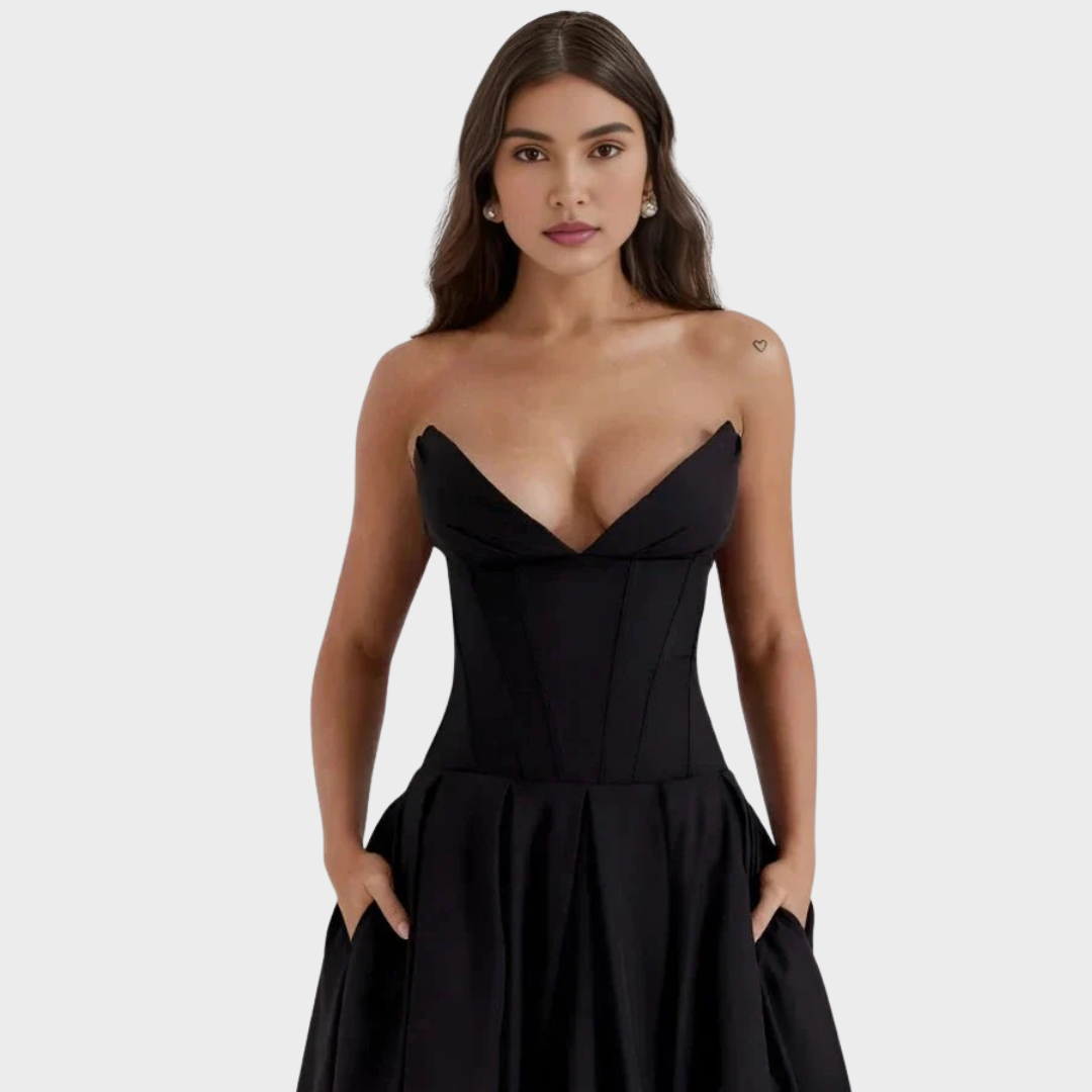 Harper | Robe midi élégante pour femmes