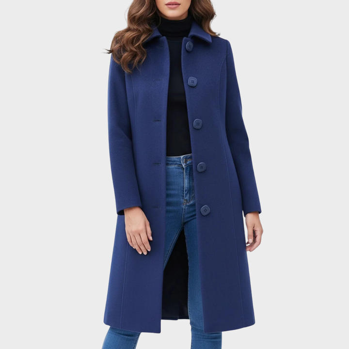 Josephine | Manteau d'hiver à simple boutonnage