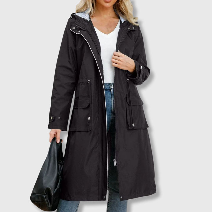 Julia | Manteau trench élégant avec capuche