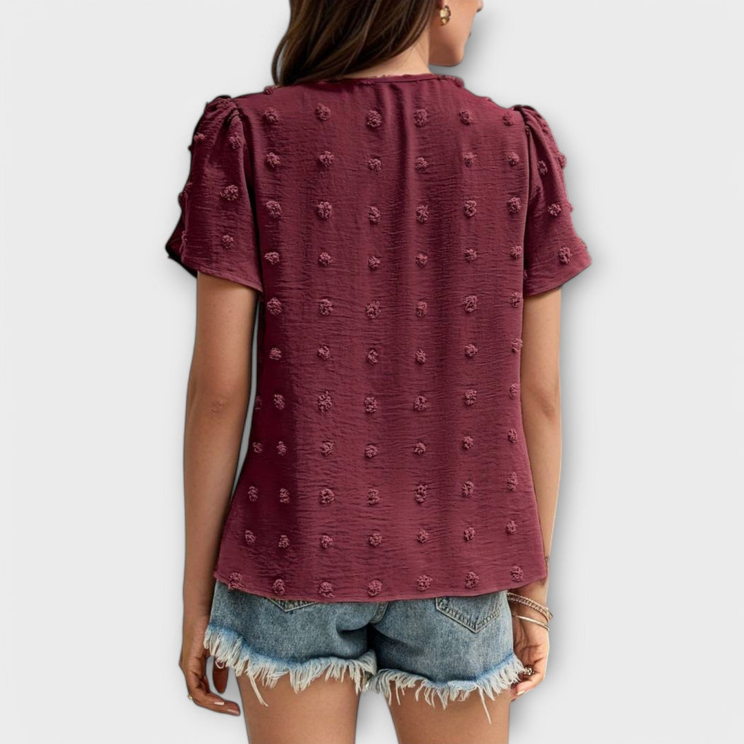 Charlotte – La Blouse Dot Parfaite