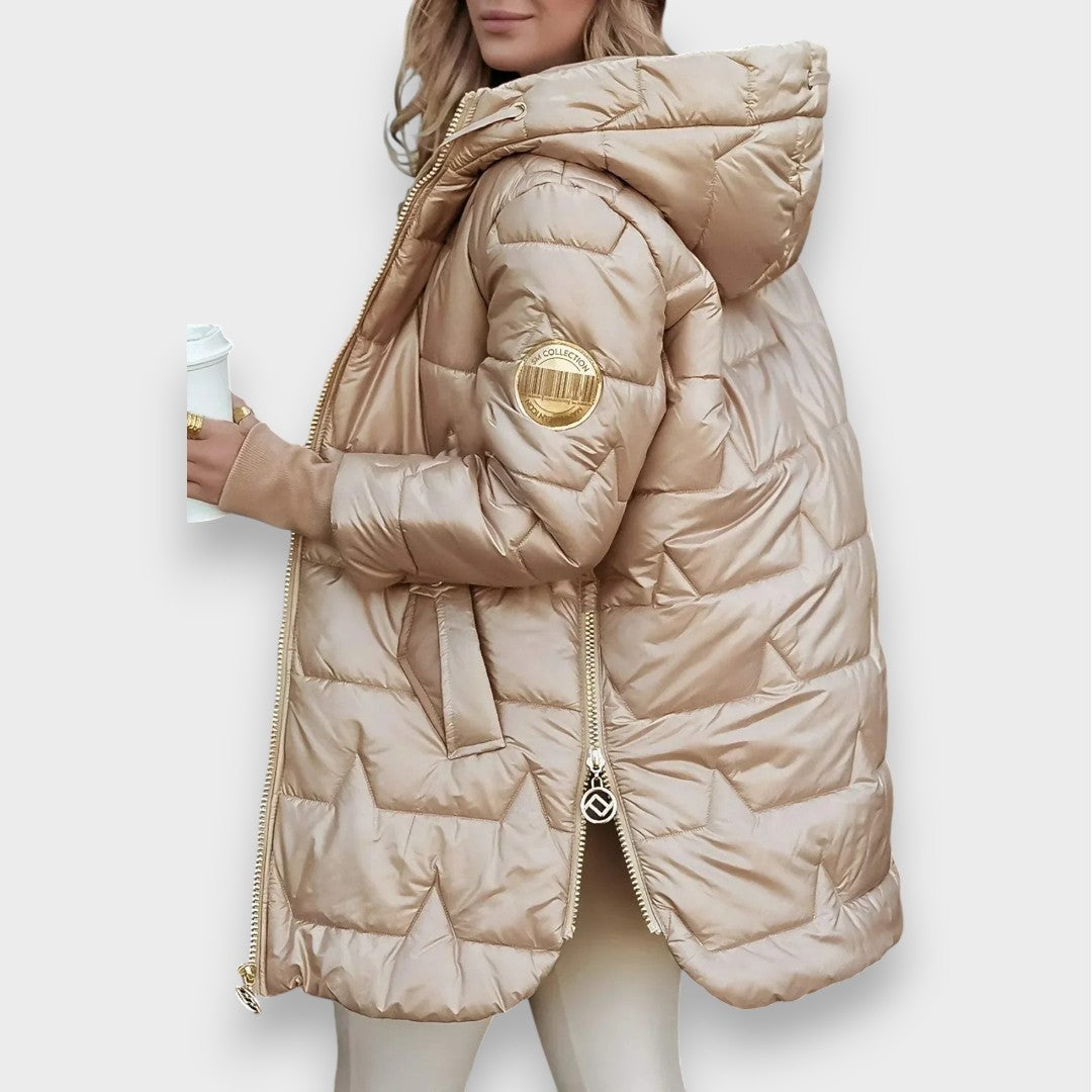 Eliza | Manteau d'Hiver Élégant avec Capuche
