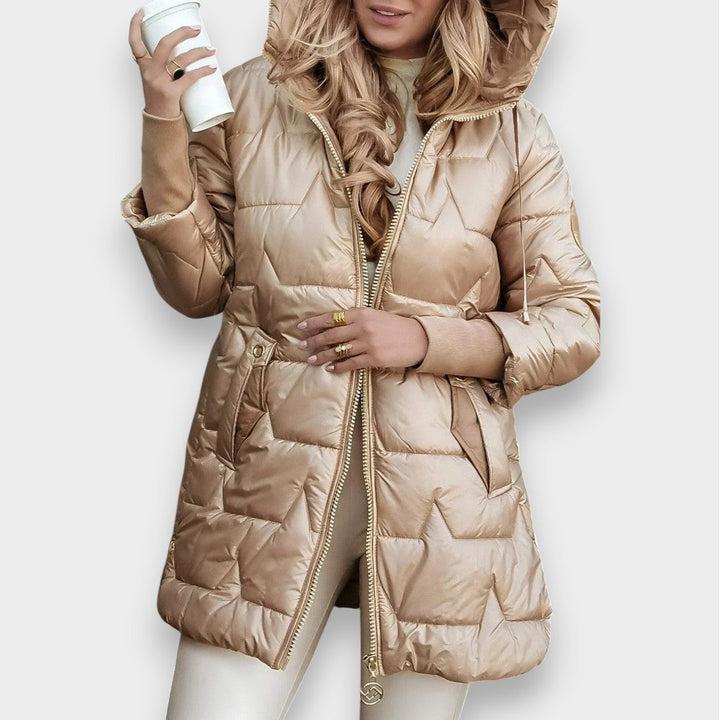 Eliza | Manteau d'Hiver Élégant avec Capuche