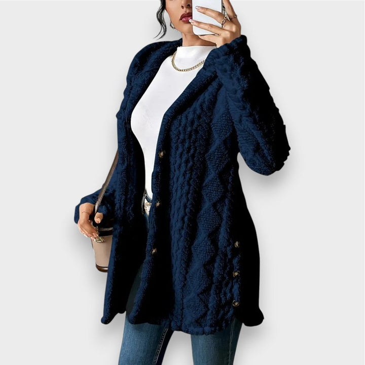 Charlotte | Cardigan à Capuche en Peluche