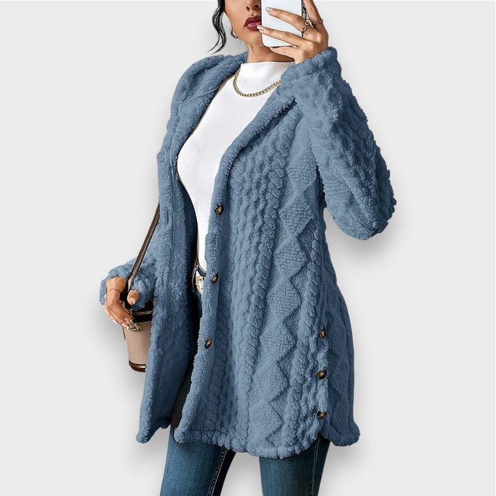 Charlotte | Cardigan à Capuche en Peluche