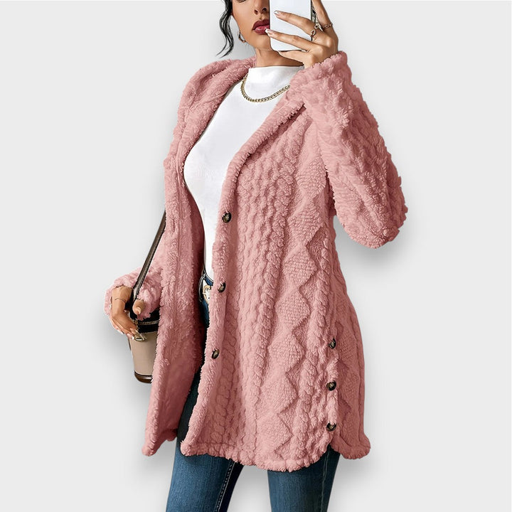 Charlotte | Cardigan à Capuche en Peluche