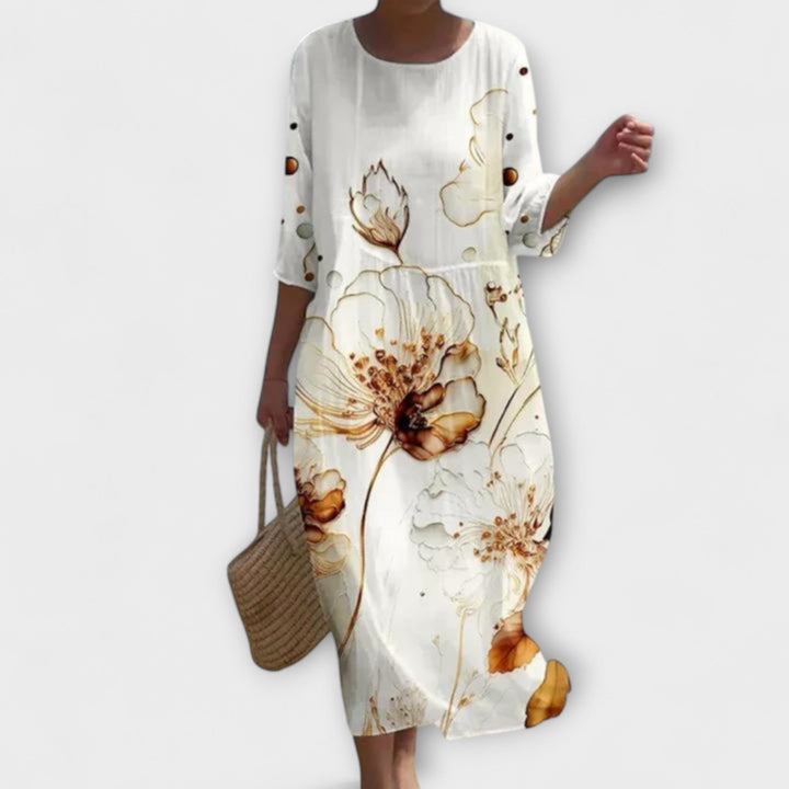 Miranda - Robe Maxi Florale Élégante