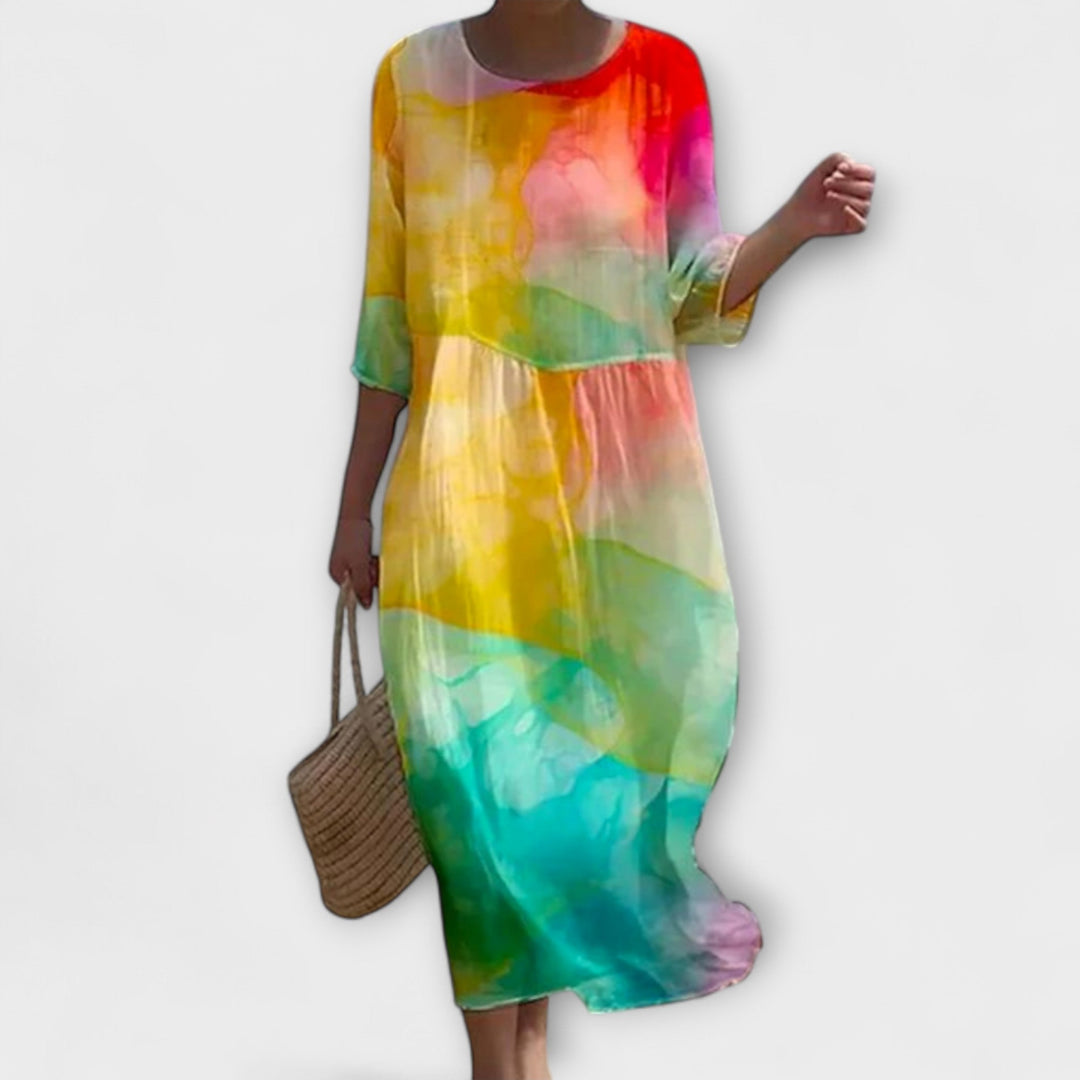 Miranda - Robe Maxi Florale Élégante