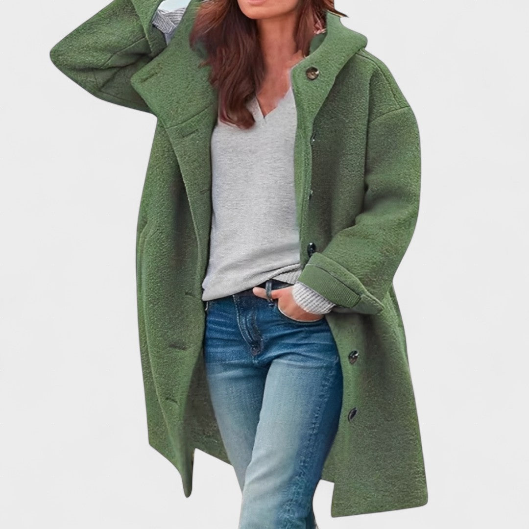 Ella | Manteau mi-long confortable pour un usage quotidien