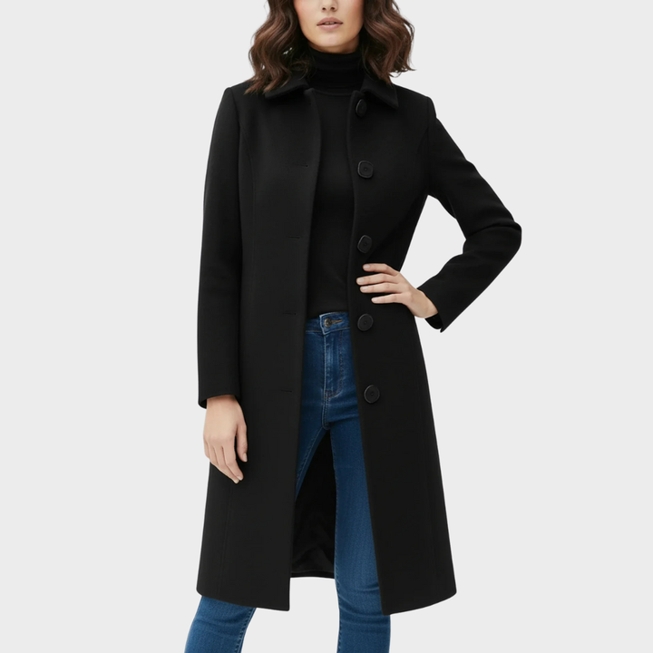 Josephine | Manteau d'hiver à simple boutonnage