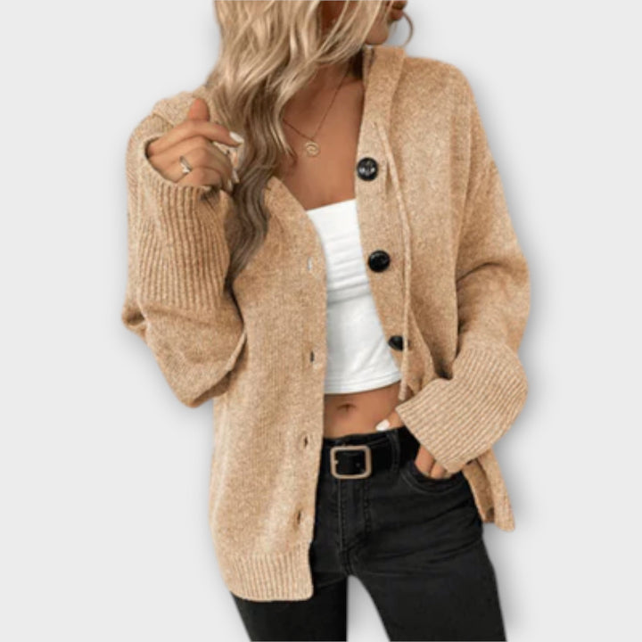 Brittan - Cardigan Tricoté avec Boutons
