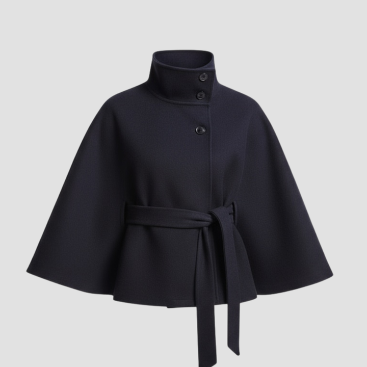 Charlotte | Manteau Cape pour Femmes en Mélange de Laine