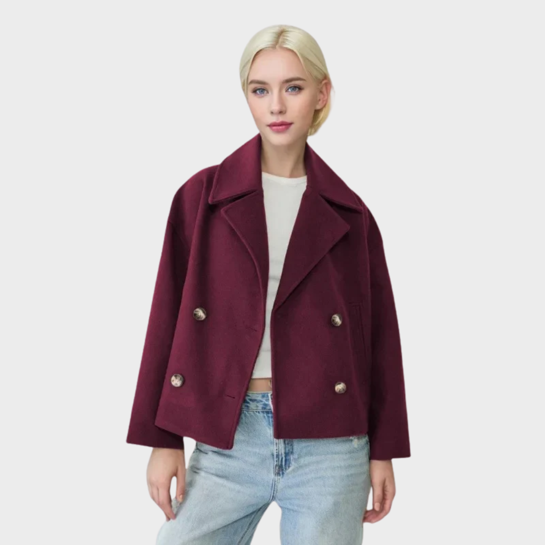 Aria | Veste Croisée en Laine d'Hiver