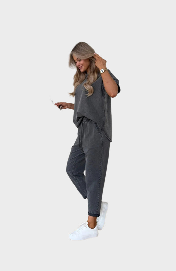 Ensemble T-shirt Décontracté et Pantalons Jogging