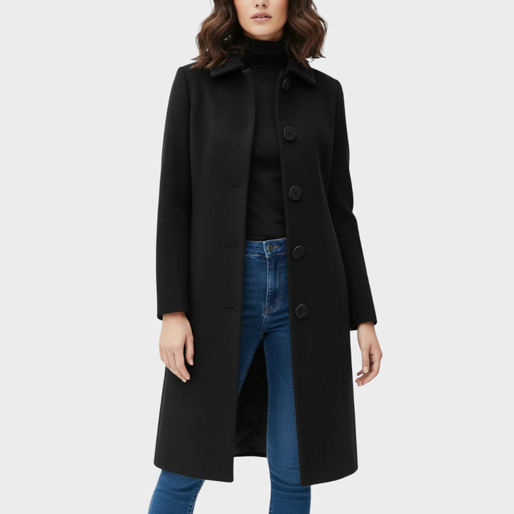 Josephine | Manteau d'hiver à simple boutonnage