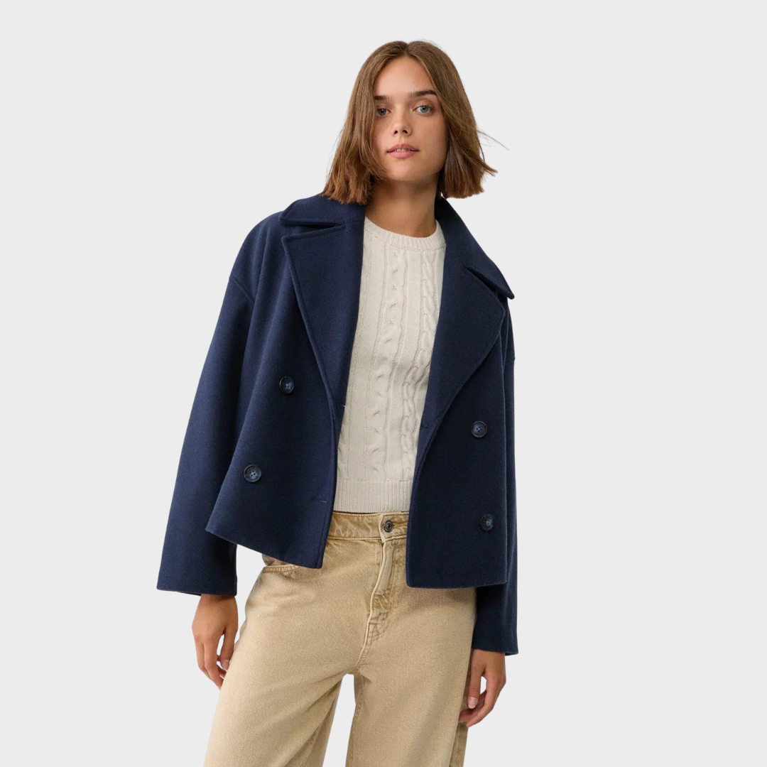 Aria | Veste Croisée en Laine d'Hiver