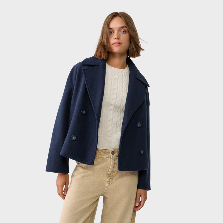 Aria | Veste Croisée en Laine d'Hiver