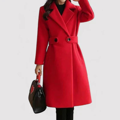 Clara - Manteau en Laine avec Ceinture
