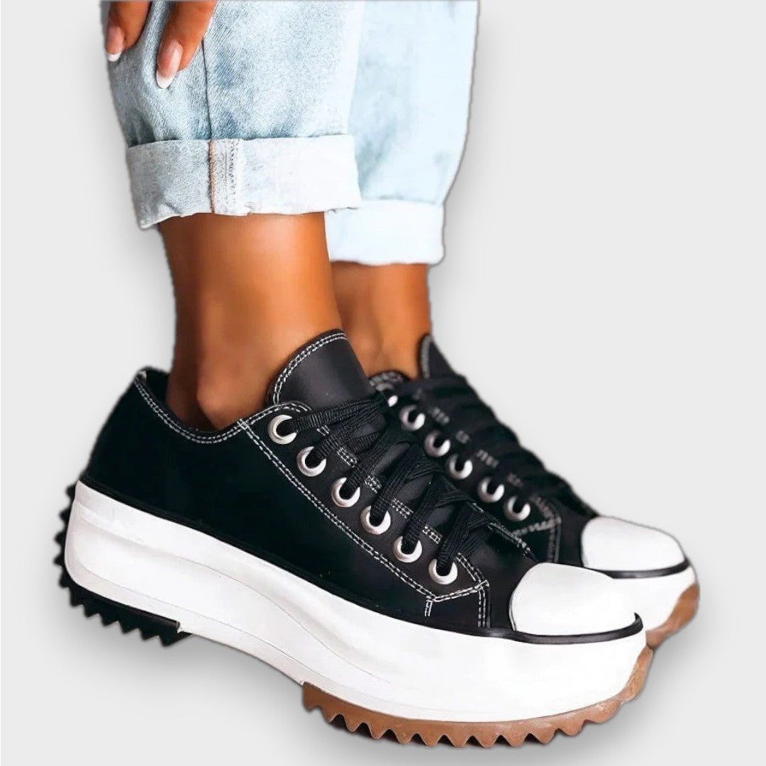 Céline | Baskets à plateforme en cuir