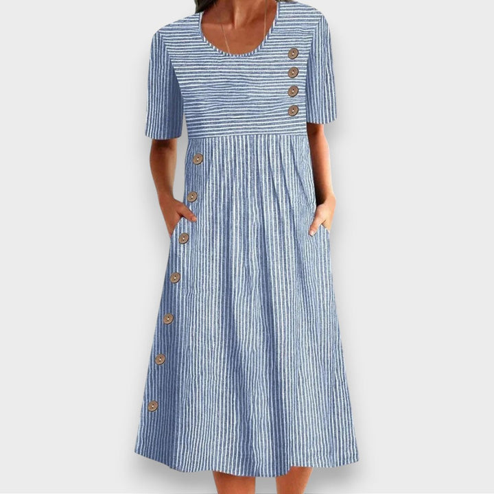 Vilma | Robe d'Été Rayée