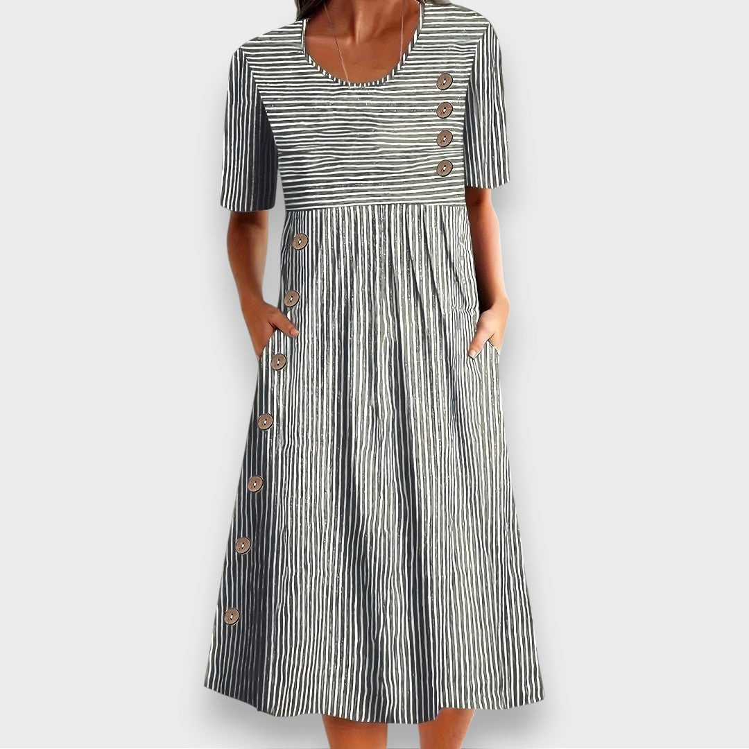 Vilma | Robe d'Été Rayée