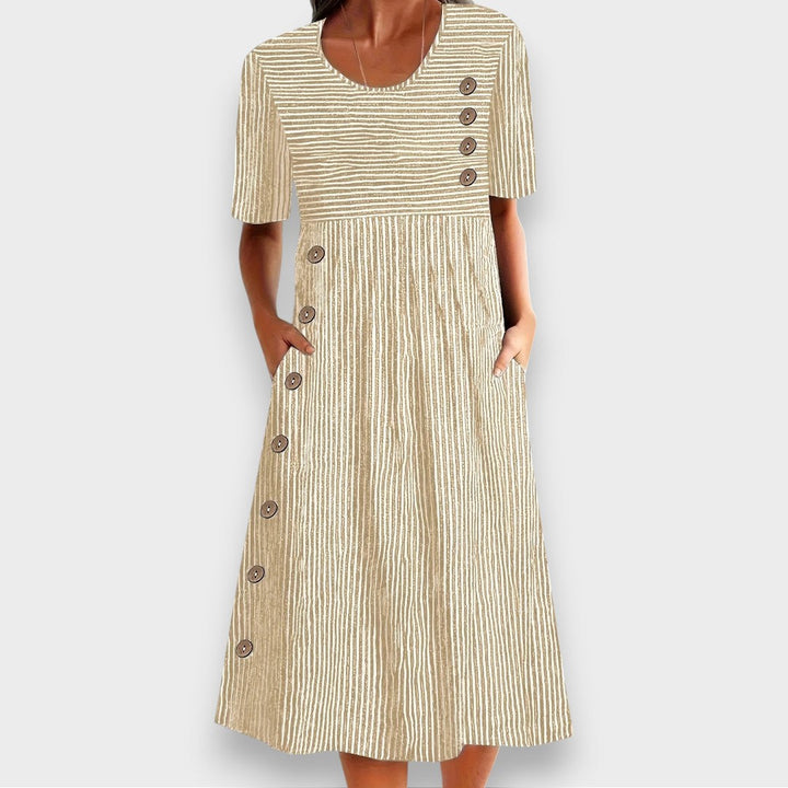 Vilma | Robe d'Été Rayée
