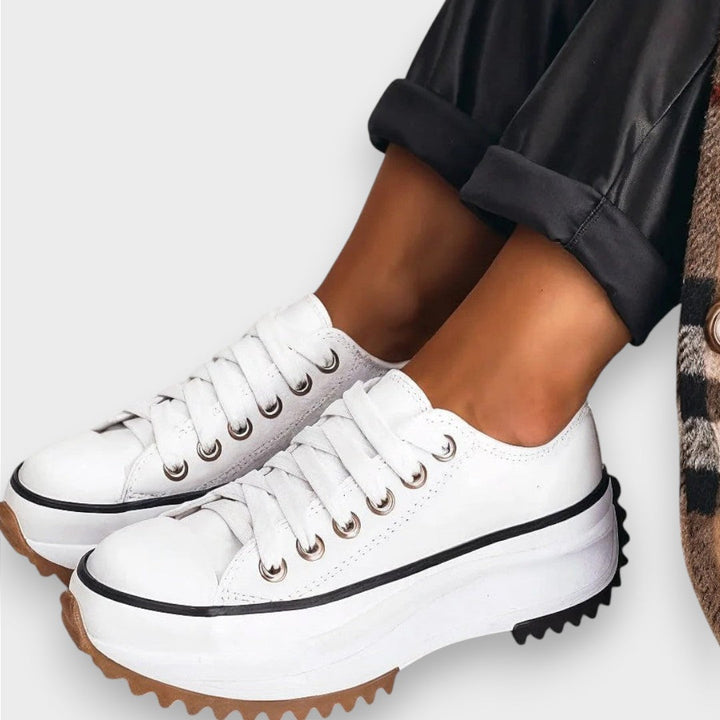 Céline | Baskets à plateforme en cuir