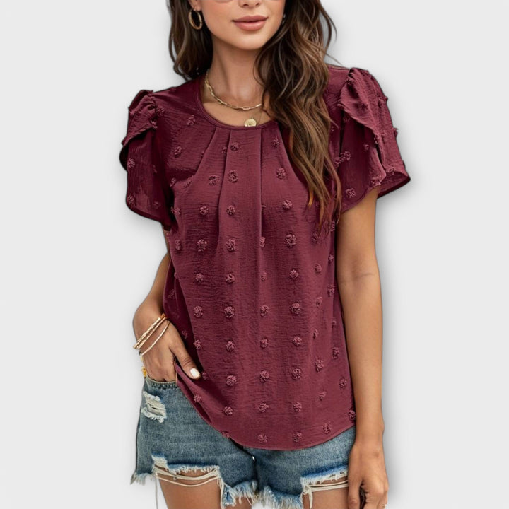 Charlotte – La Blouse Dot Parfaite