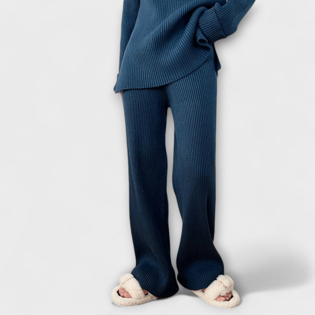Albertina – Ensemble Cosy 2 pièces en tricot côtelé