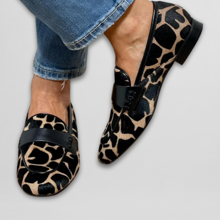 Léopard | Mocassin avec Imprimé Animal