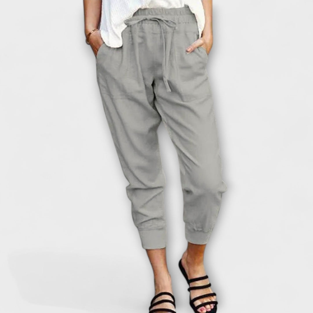 Blaire – Pantalon en Lin avec Mélange de Coton