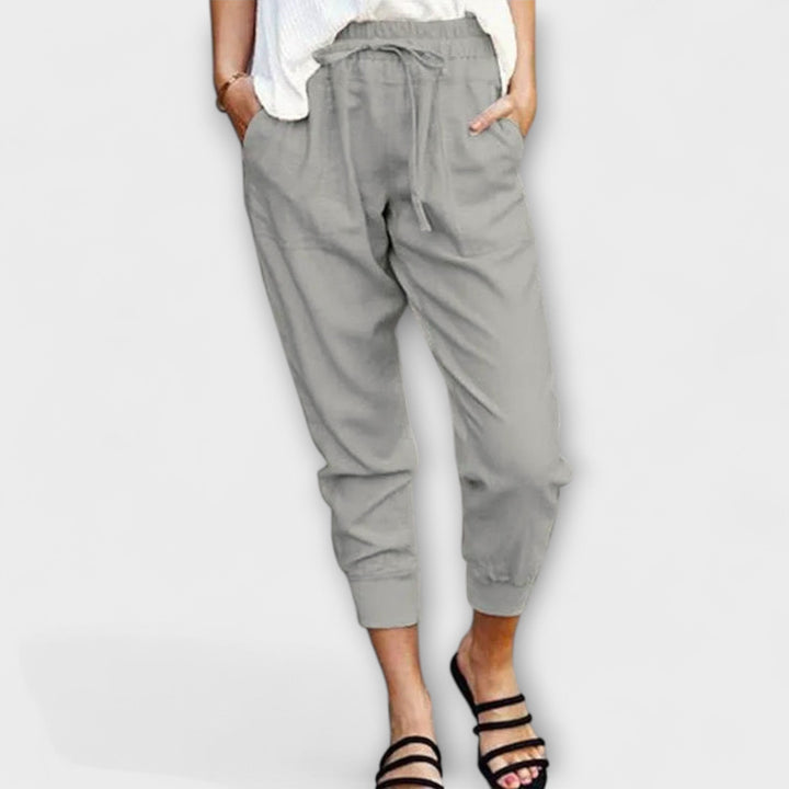 Blaire – Pantalon en Lin avec Mélange de Coton