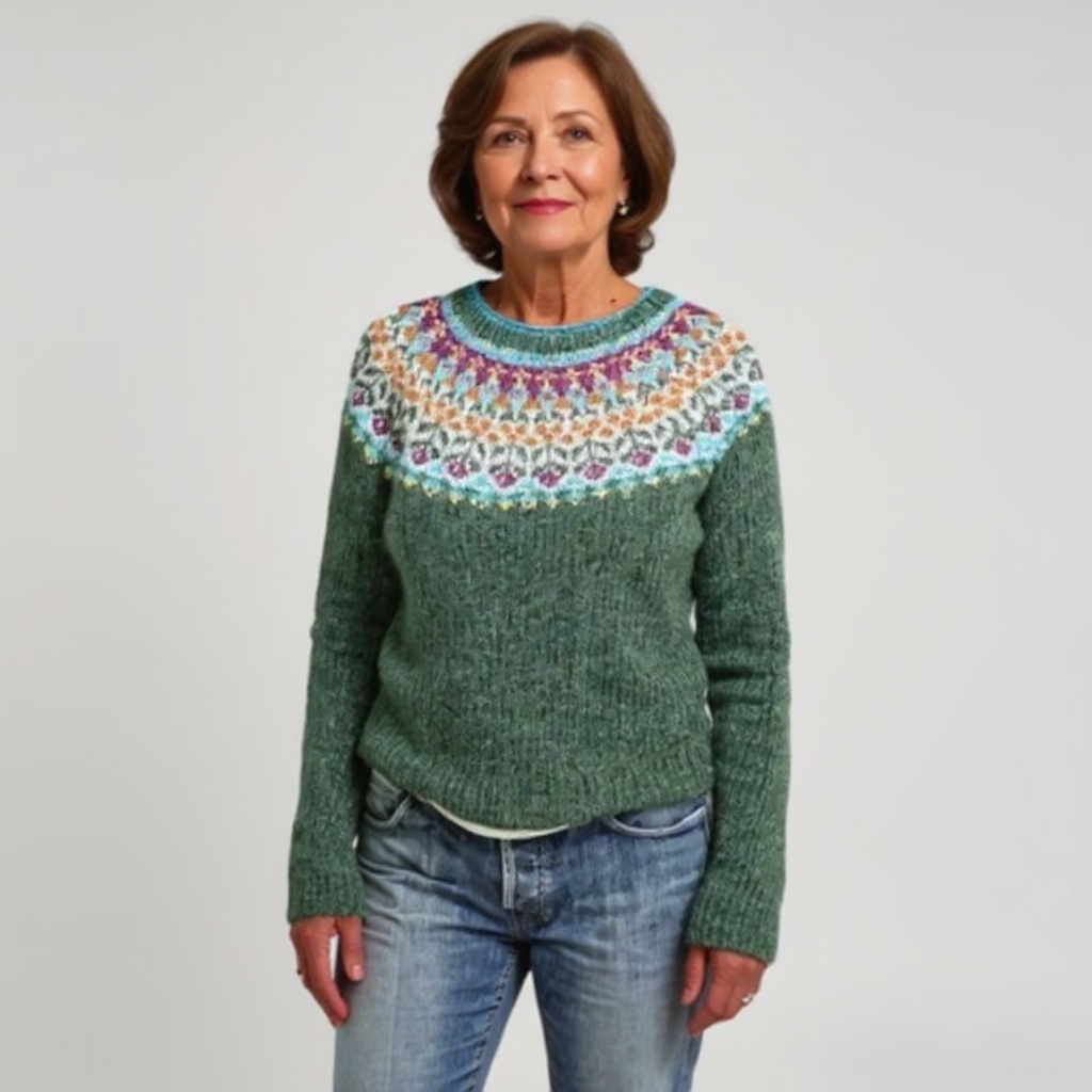 Abigail | Pull en tricot islandais vintage