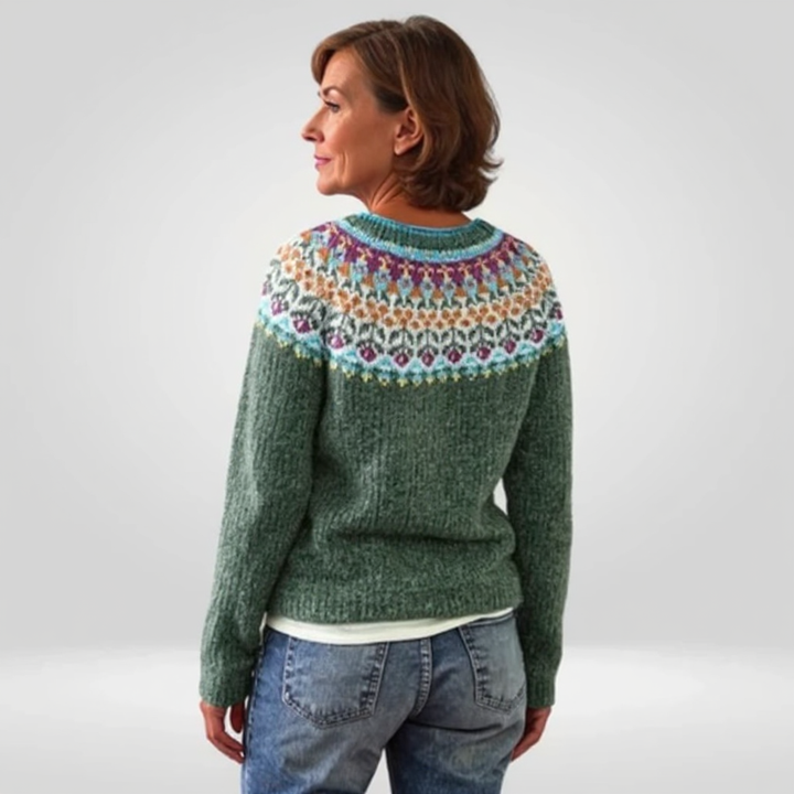 Abigail | Pull en tricot islandais vintage