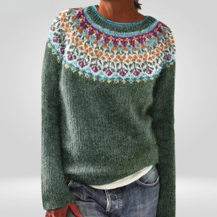 Abigail | Pull en tricot islandais vintage