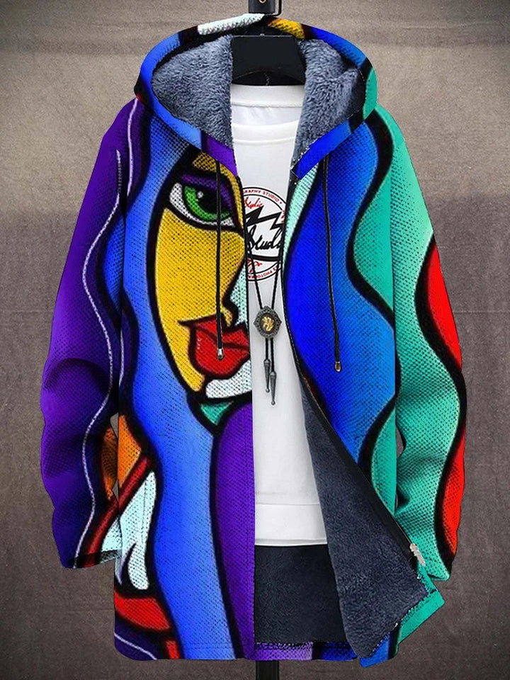 Samira – Cardigan Luxueux Inspiré par l'Art