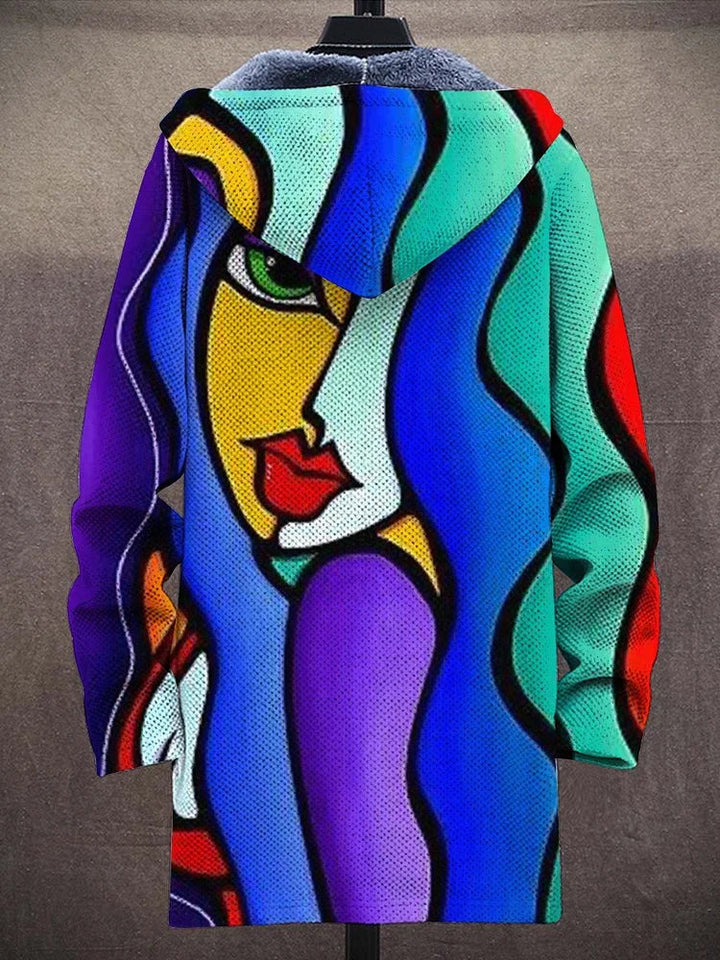 Samira – Cardigan Luxueux Inspiré par l'Art