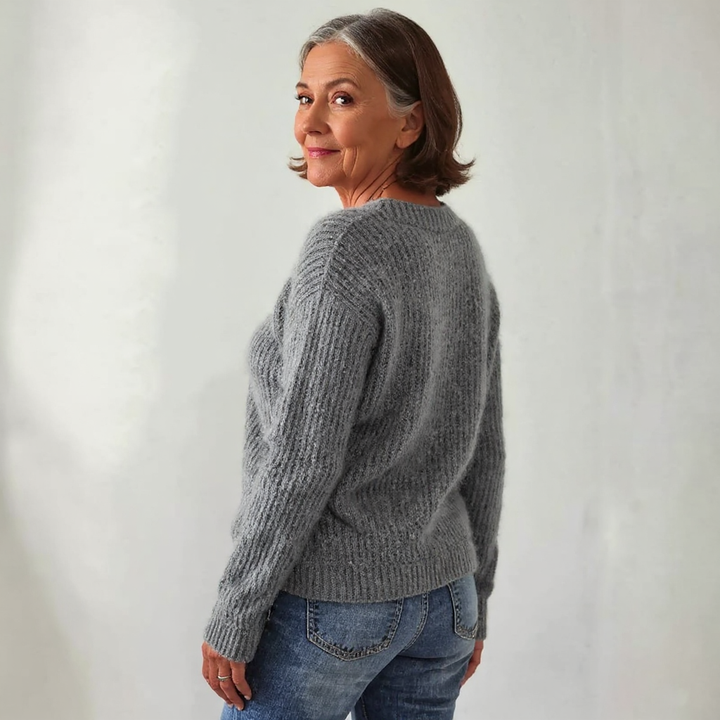 Amanda | Pull en Tricot Islandais Vintage