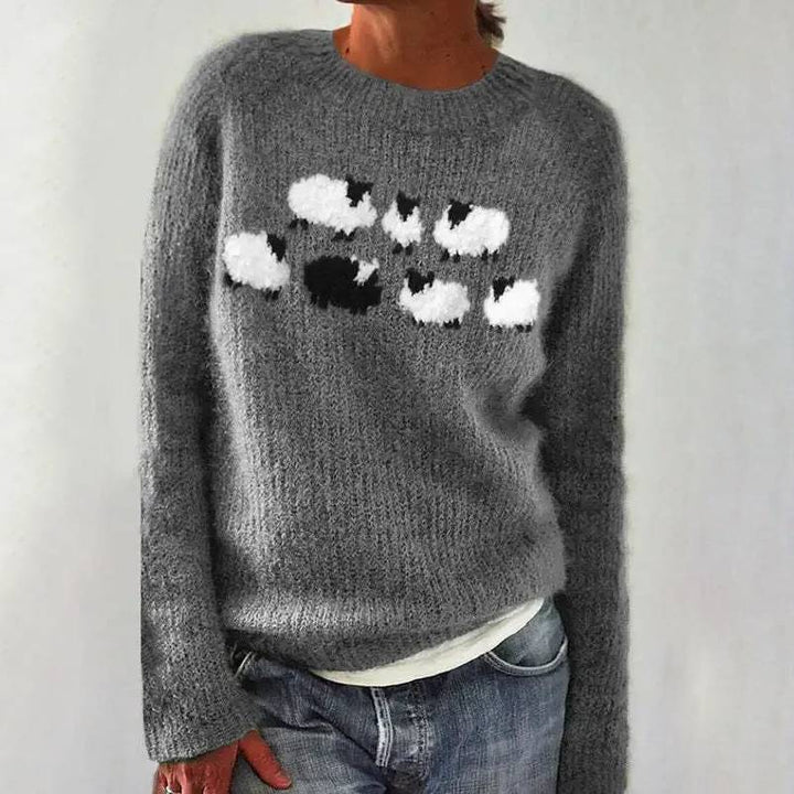 Amanda | Pull en Tricot Islandais Vintage