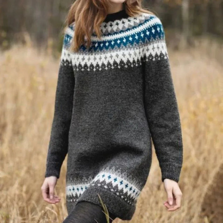 Avril | Pull en laine islandaise vintage