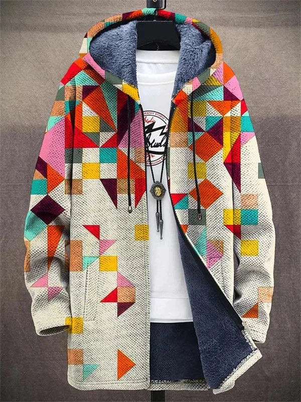 Hania - Cardigan de Luxe Inspiré par l'Art