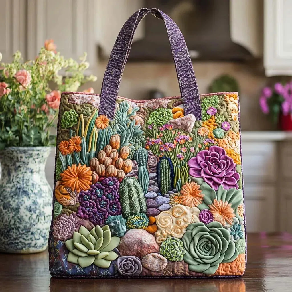 Borsa™ Artisanale Jardin de Succulentes