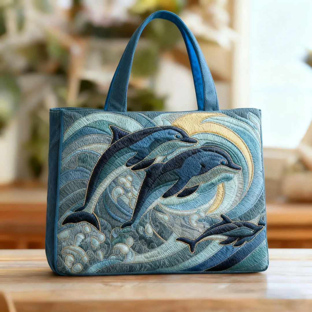 Borsa™ Artisanale avec Dauphins