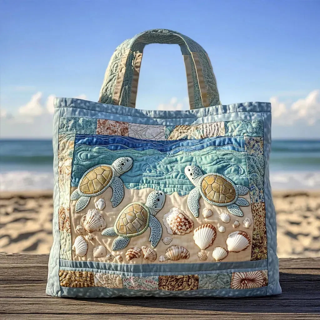 Borsa™ Imbottita Artisanale avec Tortue